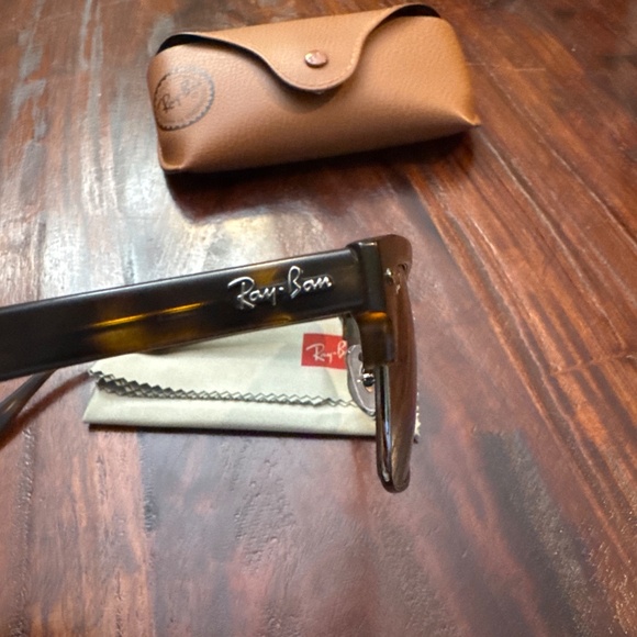 Ray-Ban 4190 Polarized Clubmaster Matte Havana Tortoise Sunglasses - Picture 5 of 9